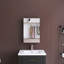 Pharmacie rectangulaire en aluminium avec miroir-530225534