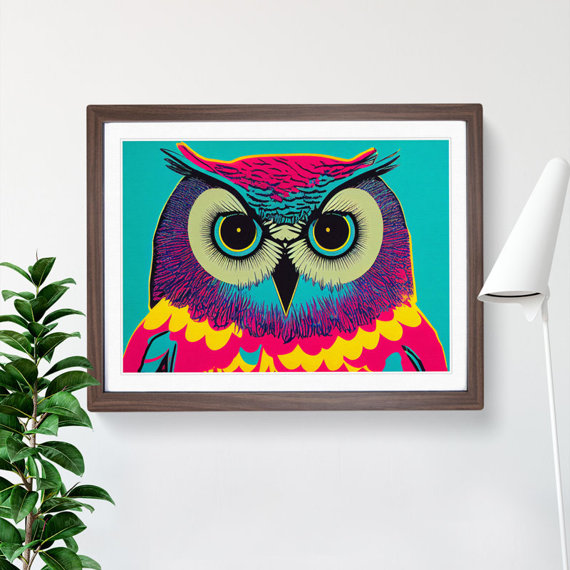 Colourful Owl Vol.3 - Framed Print
