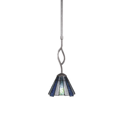 Luminaire suspendu 1 lumière à cône simple Hiroko