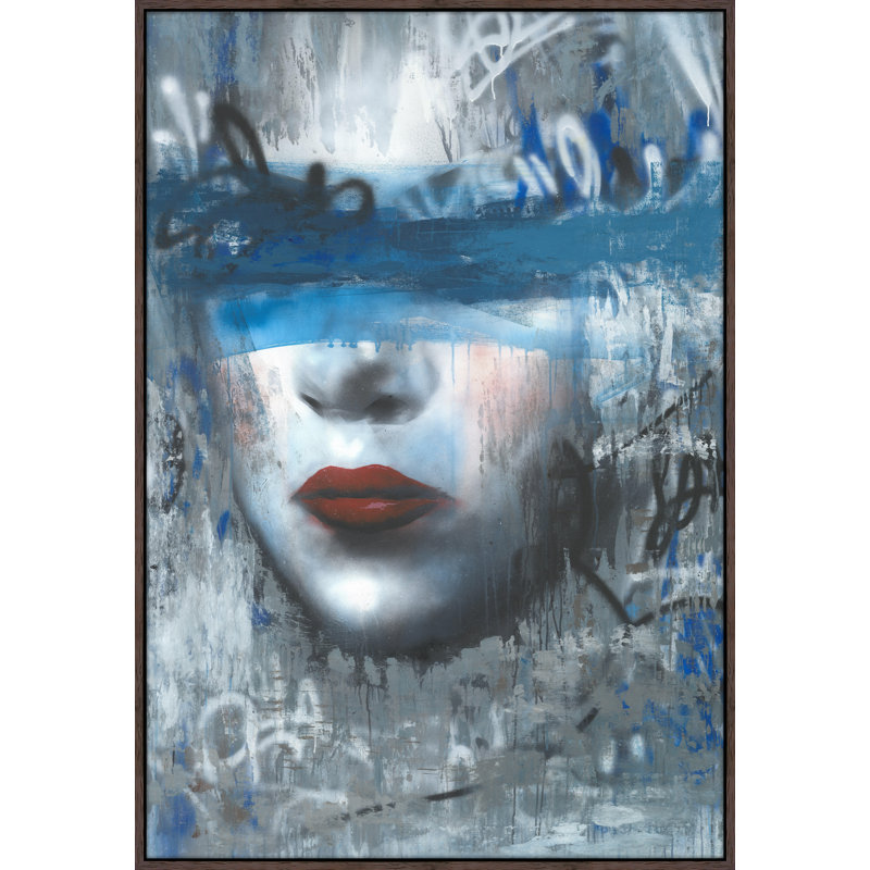 Watch Me Print by Neil Patrick, 45.5" H x 31.5" W x 1.5" D, Image Gel Brush