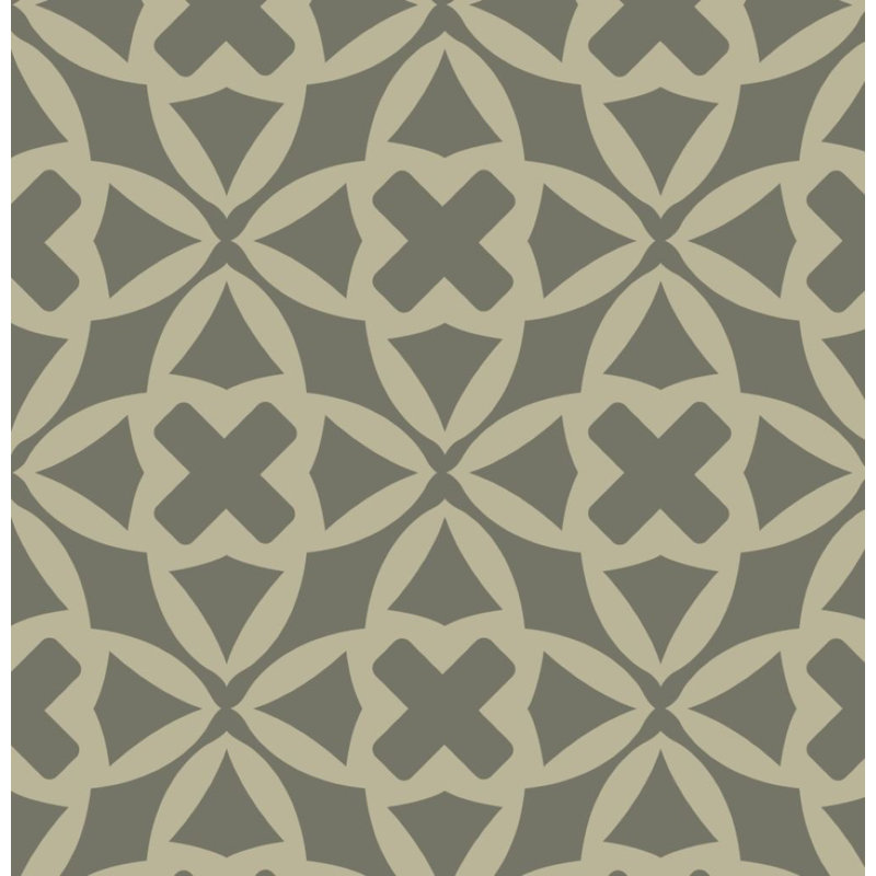 Moss Tessera Aluminium Kitchen Hob Splashback, Grey/Beige, 80 cm x 90 cm 