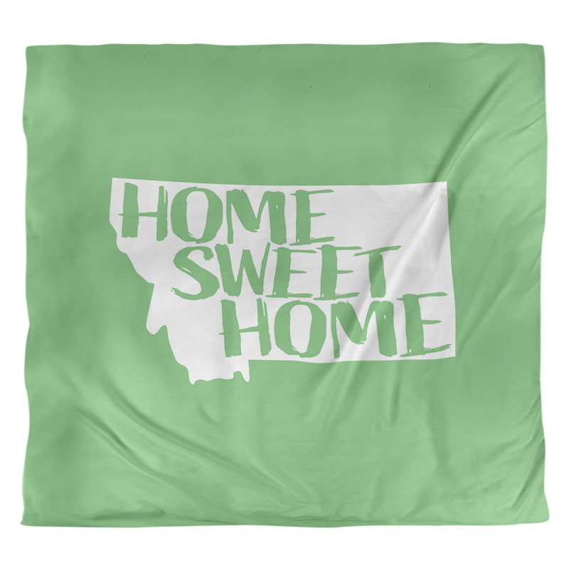 Housse de couette montana doux, Polyester brossé, Housse de couette pour très grand lit, Vert