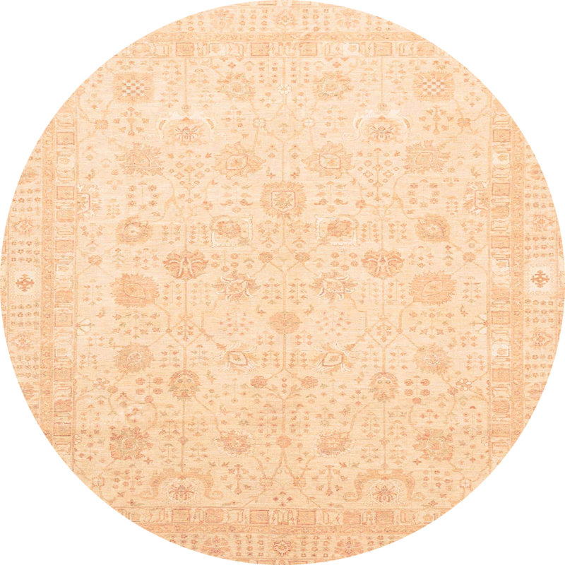 Abstract Indoor Rug, Round 5'