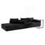 Canapé modulaire de 112 po avec table d'appoint gratuite, siège large, entièrement rembourré, canapé en tissu bouclé infroissable avec méridienne, combinaison libre, canapé en forme de L pour le salon, aucun assemblage requis-836562006