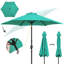 Parasol de marché de 9 pi avec bouton poussoir et manivelle Spirica-1249744540