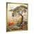 Impression dorée sur toile encadrée