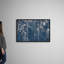Indigo, art japonais sur toile, jardin japonais-588304460-588304459