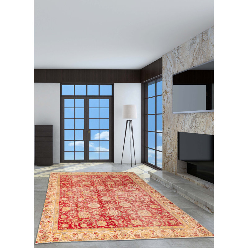 Tapis rouge Antalya 8 pi 8 po x 11 pi 4 po