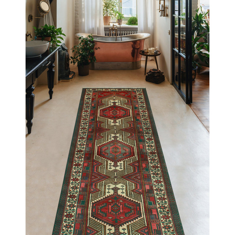 Khylar Distressed Funda Ivory Runner