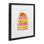 «Sleepy Cozy Orange Cat», reproduction encadrée sous verre, design par Angie Rozelaar