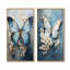Butterfly Ethereal Blues Form Abstract Elegance - Ensemble de 2 décorations murales papillon-1463356451-1463356455