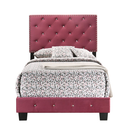 Lit sommier simple Suffolk, cerisier