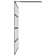 Choteau 55.1'' W 76.8'' H Semi-Frameless Rectangle Shower Enclosure