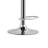 Swivel Upholstered Adjustable Height Counter Stool with Metal Frame