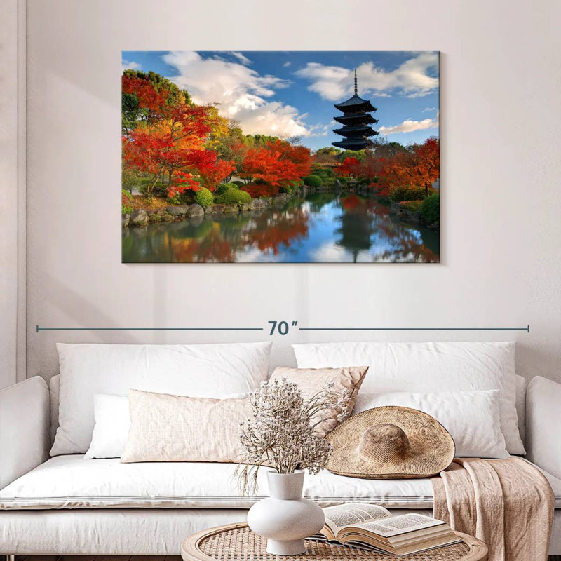 Paysage d'automne de la tour Sirci Toji