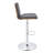 Roxby Modern Swivel Adjustable Height Metal Bar Stool with Faux Leather Seat-1875963851-1875963850