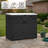 48 Cu. Ft Horizontal Resin Storage Shed, Outdoor Storage Cabinet, Weatherproof, Easy to Assemble, Outdoor Storage Box for Backyards/Patios/Garden, No Shelf (Black)-134918840
