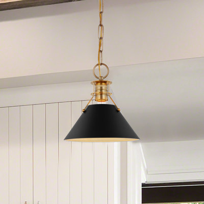 Luminaire suspendu conique à 1 lumière Rodarte