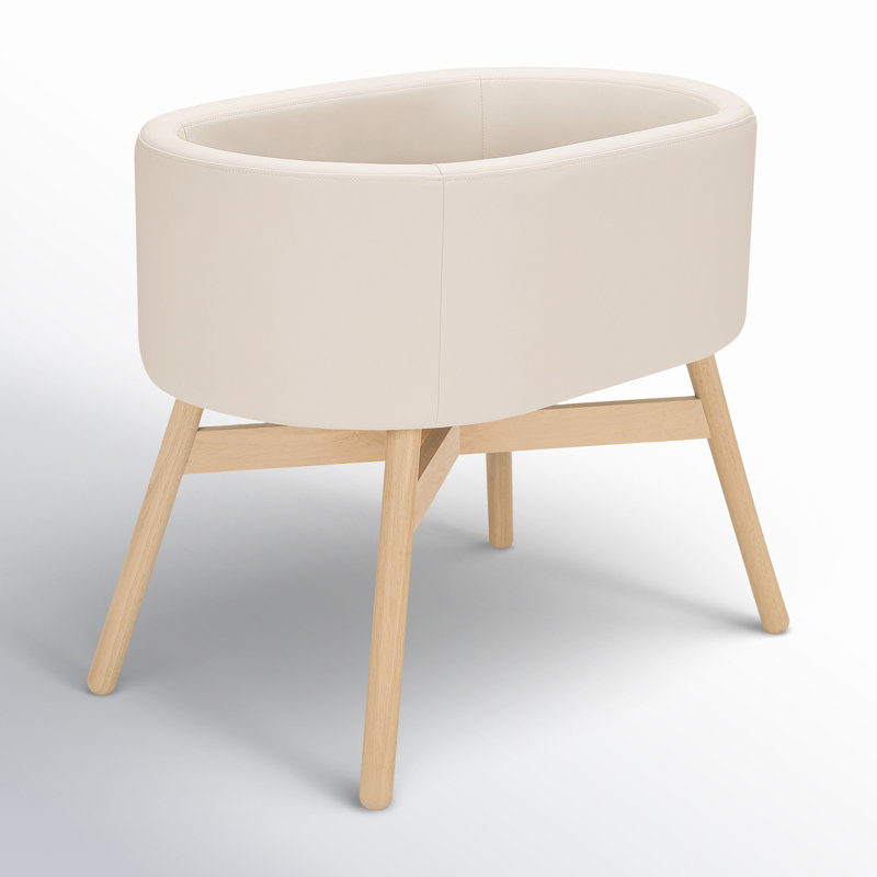 babyletto x GATHRE Capsule Bassinet, White