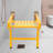 7.87" Slim-Fold Wall Mounted Shower Seat for Elderly, 440.92 lbs Capacity Yellow Bath Bench with Anti-Slip Legs
