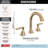 Two Handle Widespread Bathroom Faucet-124395045
