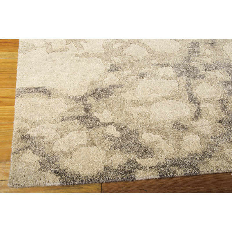 Wool Abstract Indoor Rug, Rectangle 9'9" x 13'9"