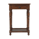 Castle Bromwich Solid Wood End Table with Storage