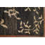 Abstract Black Area Rug 3x5