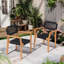 Ensemble de chaises d'extérieur empilables Bennett (ensemble de 2)-112309283