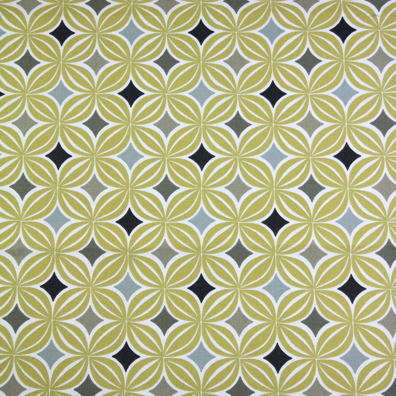 Mosley Linen Geometric Rectangle Napkin, Ochre Yellow