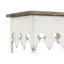 Console Deitra de style rustique en métal avec dessus en bois massif-38888086