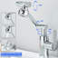 Robinet de lavabo de salle de bain chrome