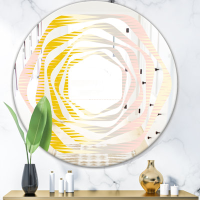 Miroir mural sans cadre abstrait Abstract Design IV