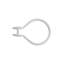 Plastic Shower Curtain Hook-20296752