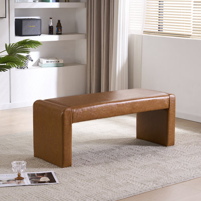 Velvet Entryway Bench End Of Bed Bench Upholstered Modern Window Bench Comfy Ottoman For Dining Room/Bedroom/Living Room/Hallway/Indoor