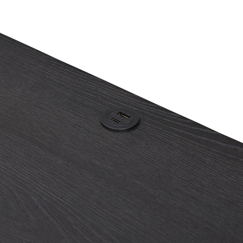 Petite table de chevet - poivre, Noir