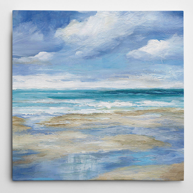 " Washy Coast I " by Nan, 32" H x 32" W x 1.5" D