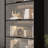 Sleek Glass Bookshelf And China Cabinet With Hydraulic Rod And Tempered Glass - 63" X 31.5" X 15.7"-109402844
