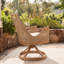 Teak Patio Dining Set with Extendable