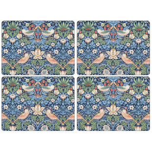 Pimpernel Strawberry Thief Placemats 15.7 X 11.7" (Set of 4)