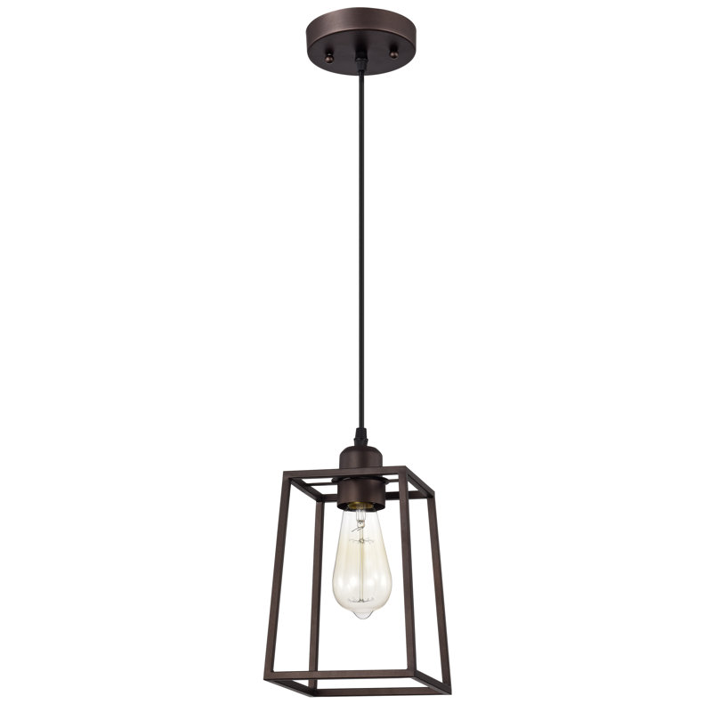 Tisch 1 - Light Oil Rubbed Bronze Single Pendant
