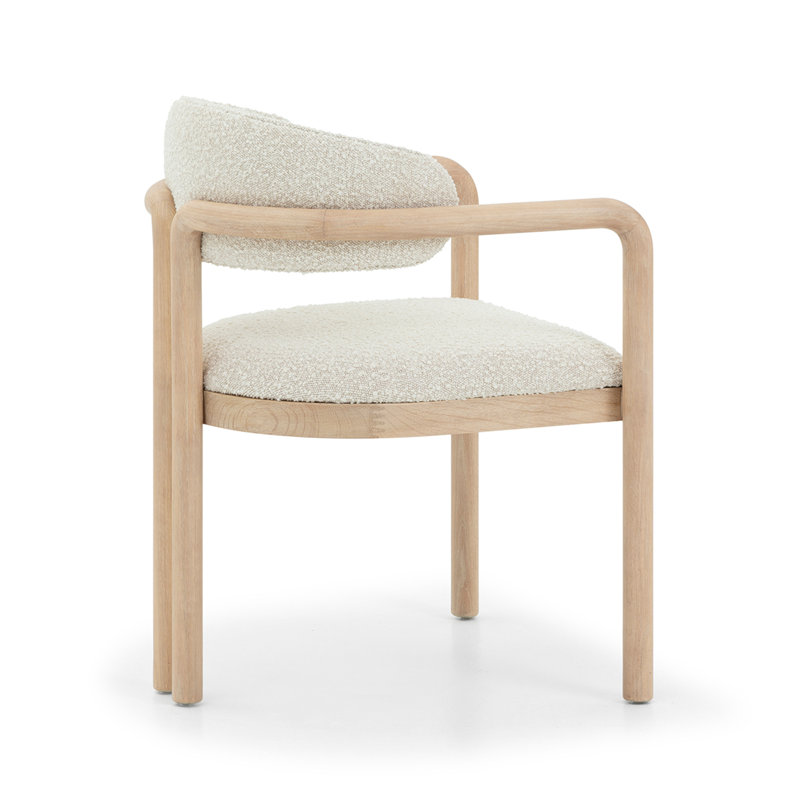 Fowler Upholstered Arm Chair, Saddle