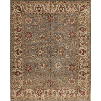 Peshawar One-of-a-Kind Rectangle 8' X 10' 2010s Wool Area Rug in