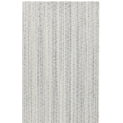 Mirage touffeté à la main recyclé P.E.T; Rayonne / viscose Tapis d'intérieur en coton à chevrons