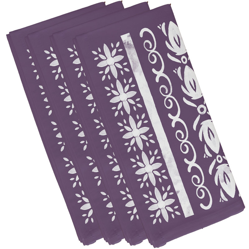 Ensemble de serviettes 4 pièces Aeryn, Mauve