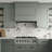 Streamline 36 In. T-11503-1-CL Messina Convertible Insert 350 CFM Range Hood In Glossy Black With Mesh Filters, Touchpad Control, LED Lights