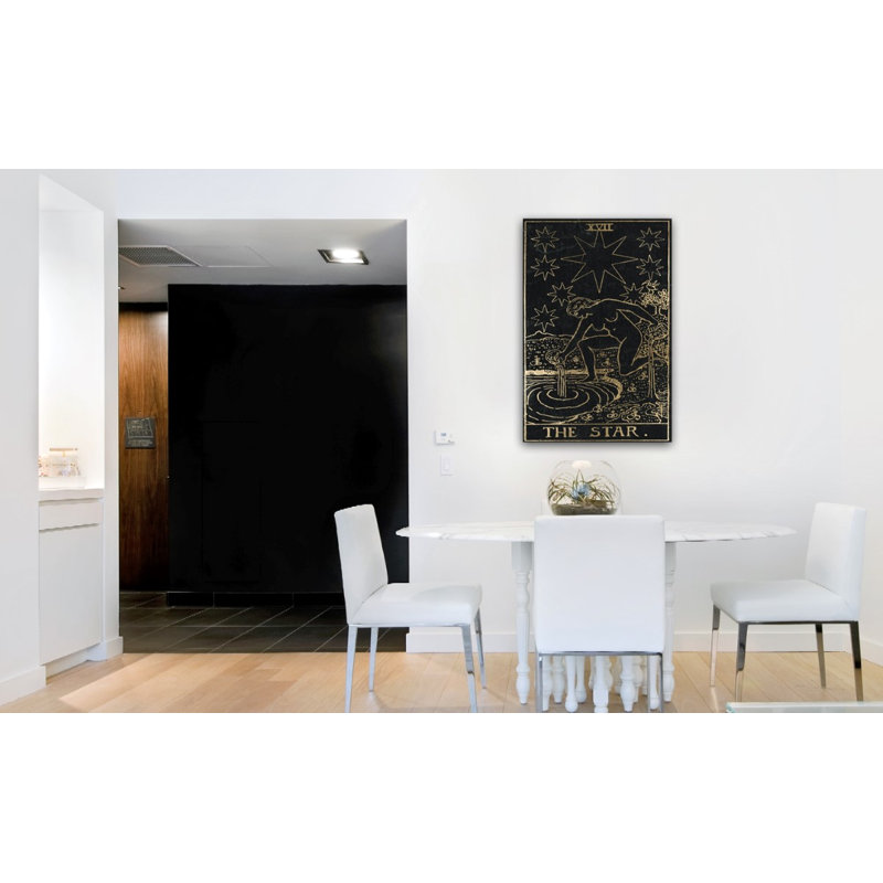«The Star Tarot», impression sur toile tendue, H 15 po x l 10 po