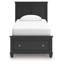 Lit simple avec panneau de rangement Lanolee-123190660-123190662