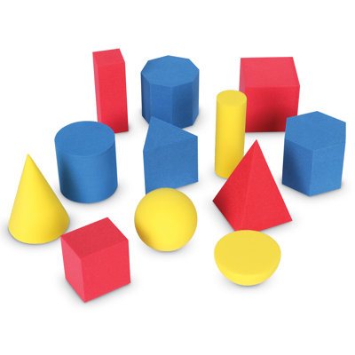 Ensemble de 12 pièces géométriques douces