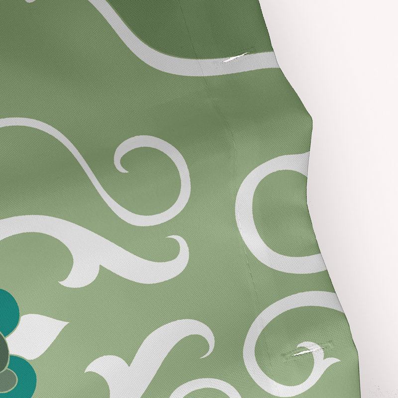 Rideau de douche Selina, Vert